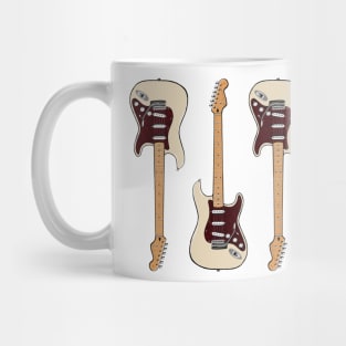 Triple Olympic Pearl Stratocaster Mug